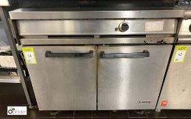 Falcon Dominator MK2 stainless steel double door Oven, gas fired, 900mm wide x 770mm deep x 810mm