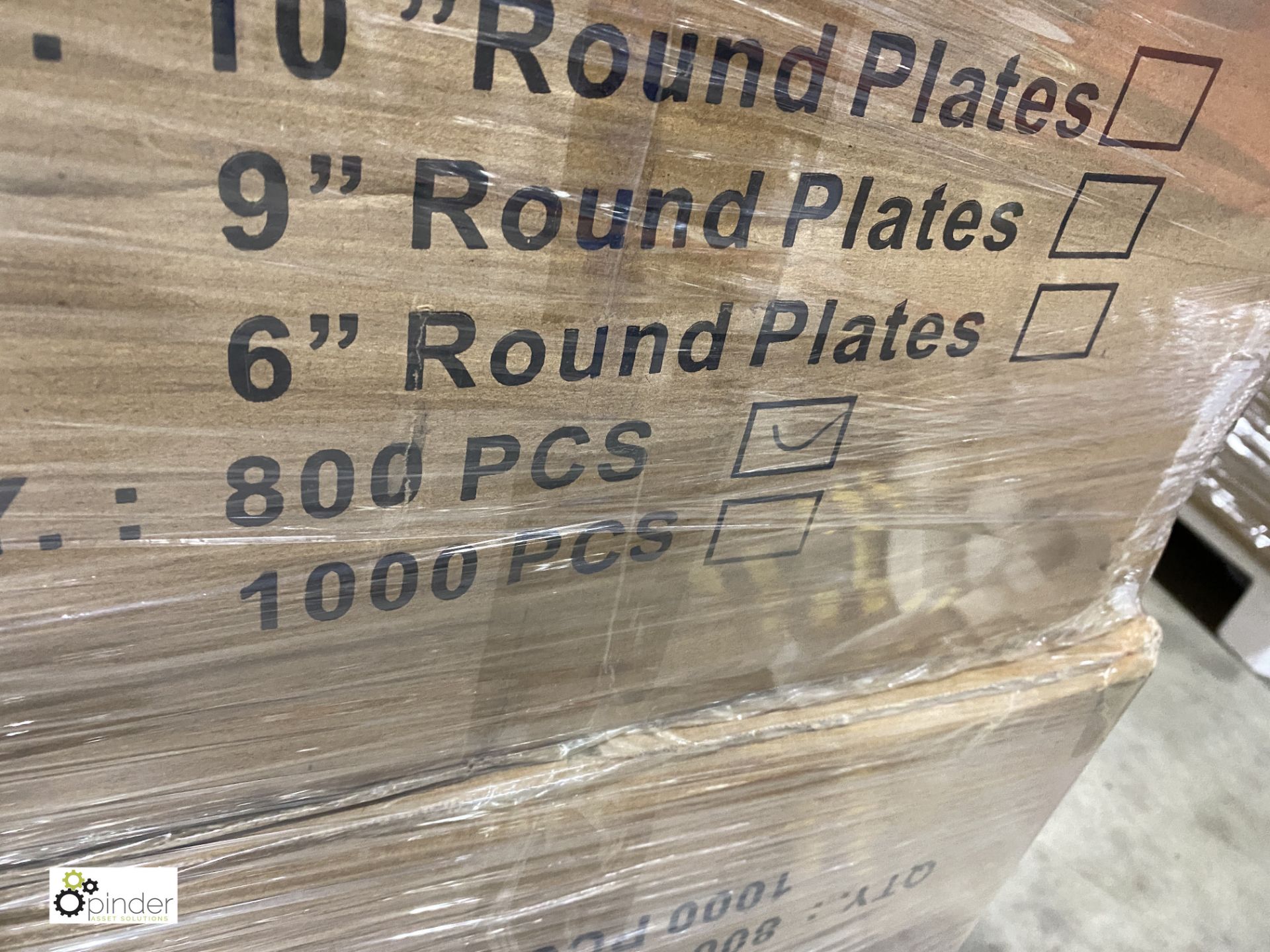 20 boxes 10in Round Plates, 800 per box, D062 - Image 5 of 5