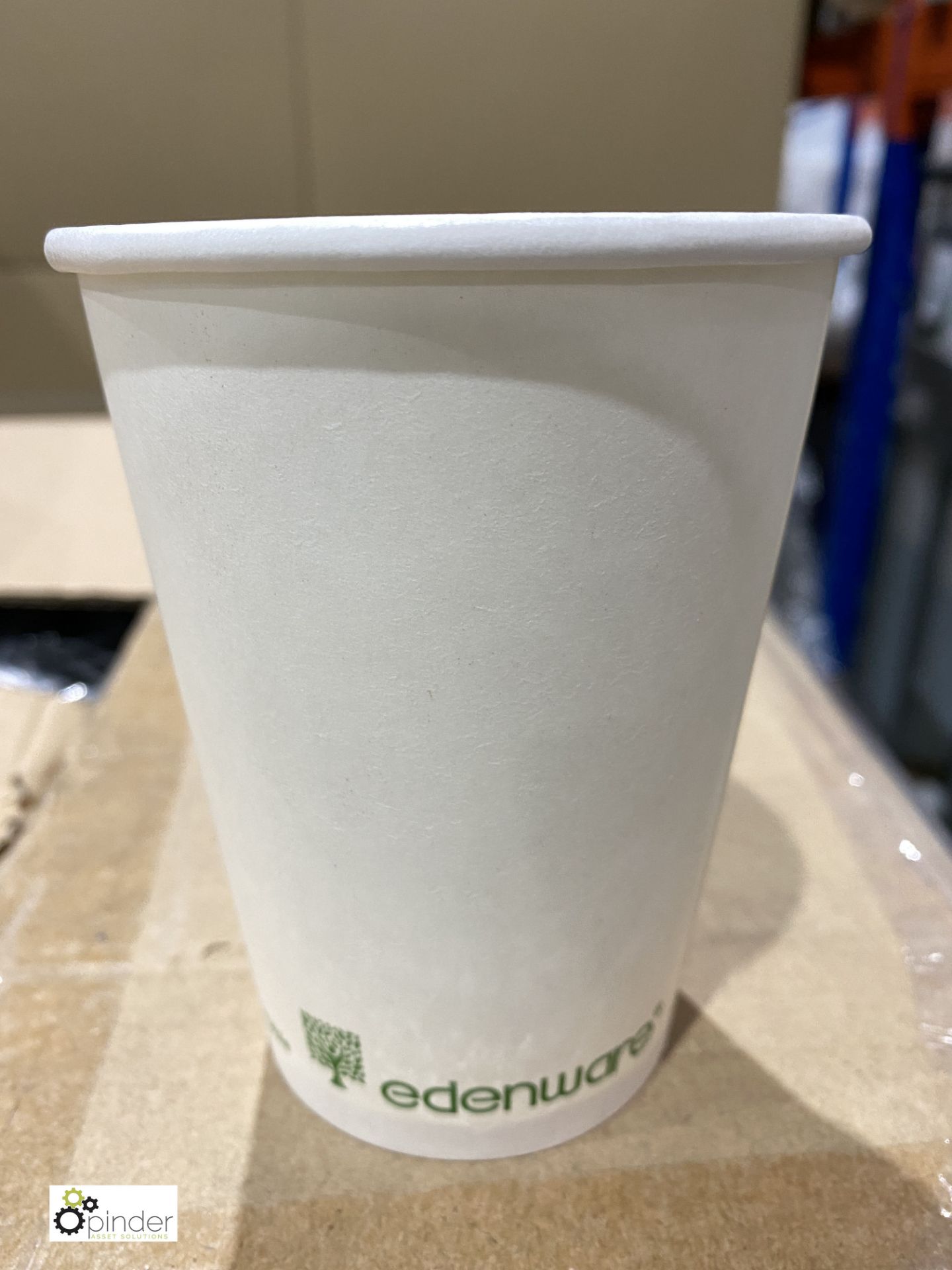 5 boxes Edenware 12oz single wall Coffee Cups, white, 4000 per box, 2 boxes 8oz sip through Coffee
