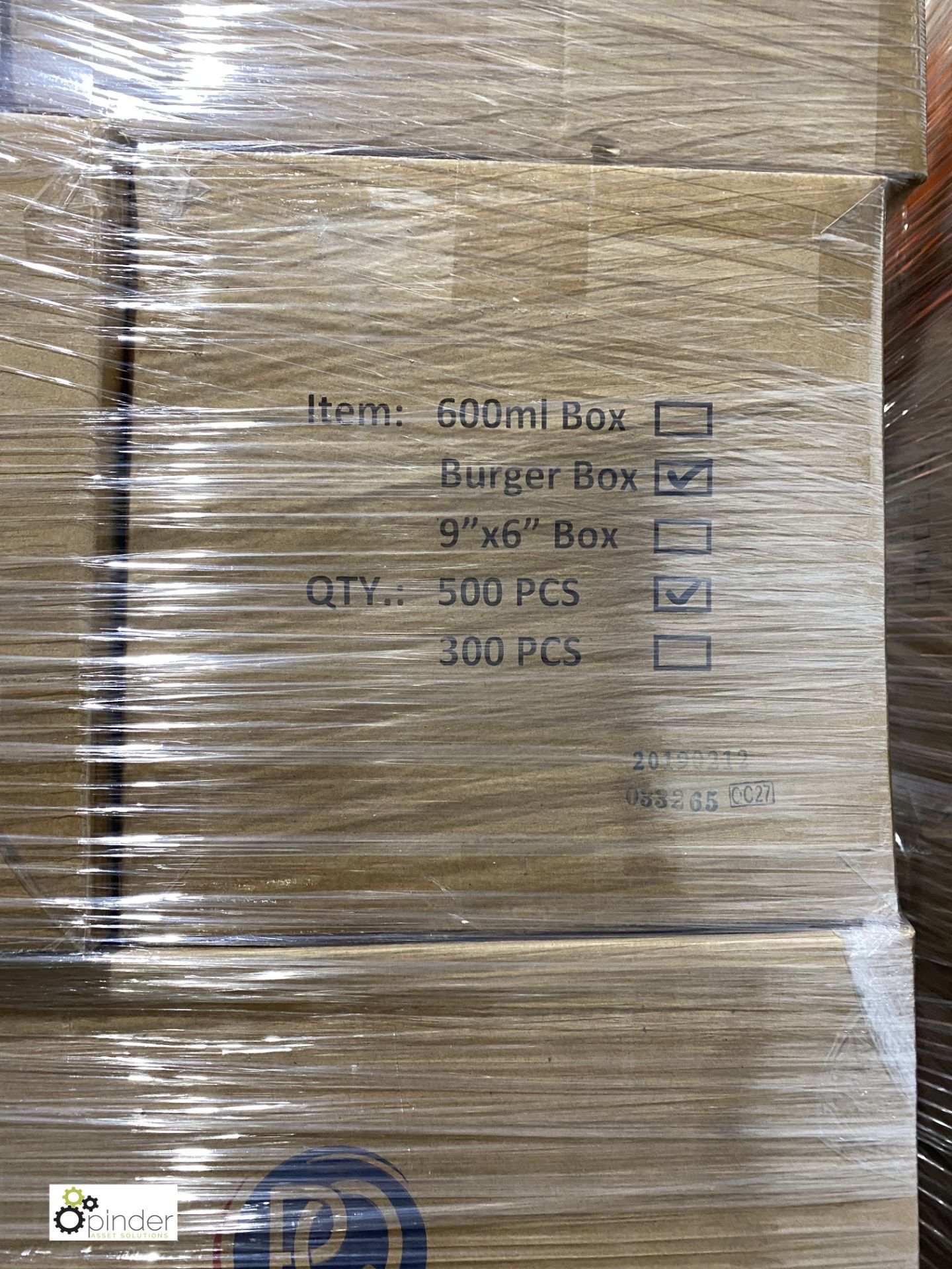 30 boxes Burger Boxes, 500 per box, B171 - Image 5 of 6