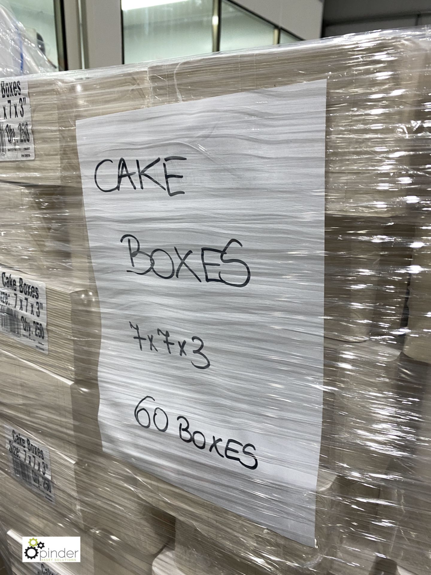 60 packs Cake Boxes, 7in x 7in x 3in, 250 per pack, D091 - Image 4 of 5