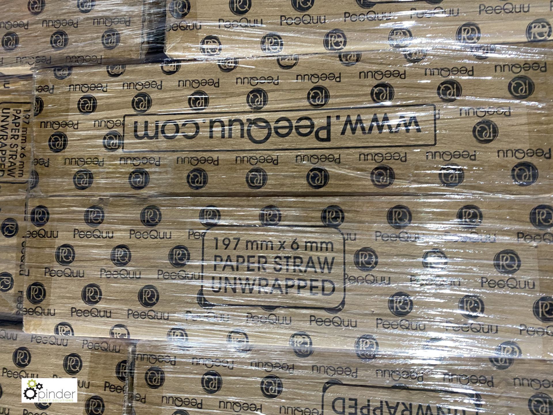 Approx 64 boxes Paper Straws, unwrapped, black, 3000 per box, 197mm x 6mm, B093 - Image 6 of 6