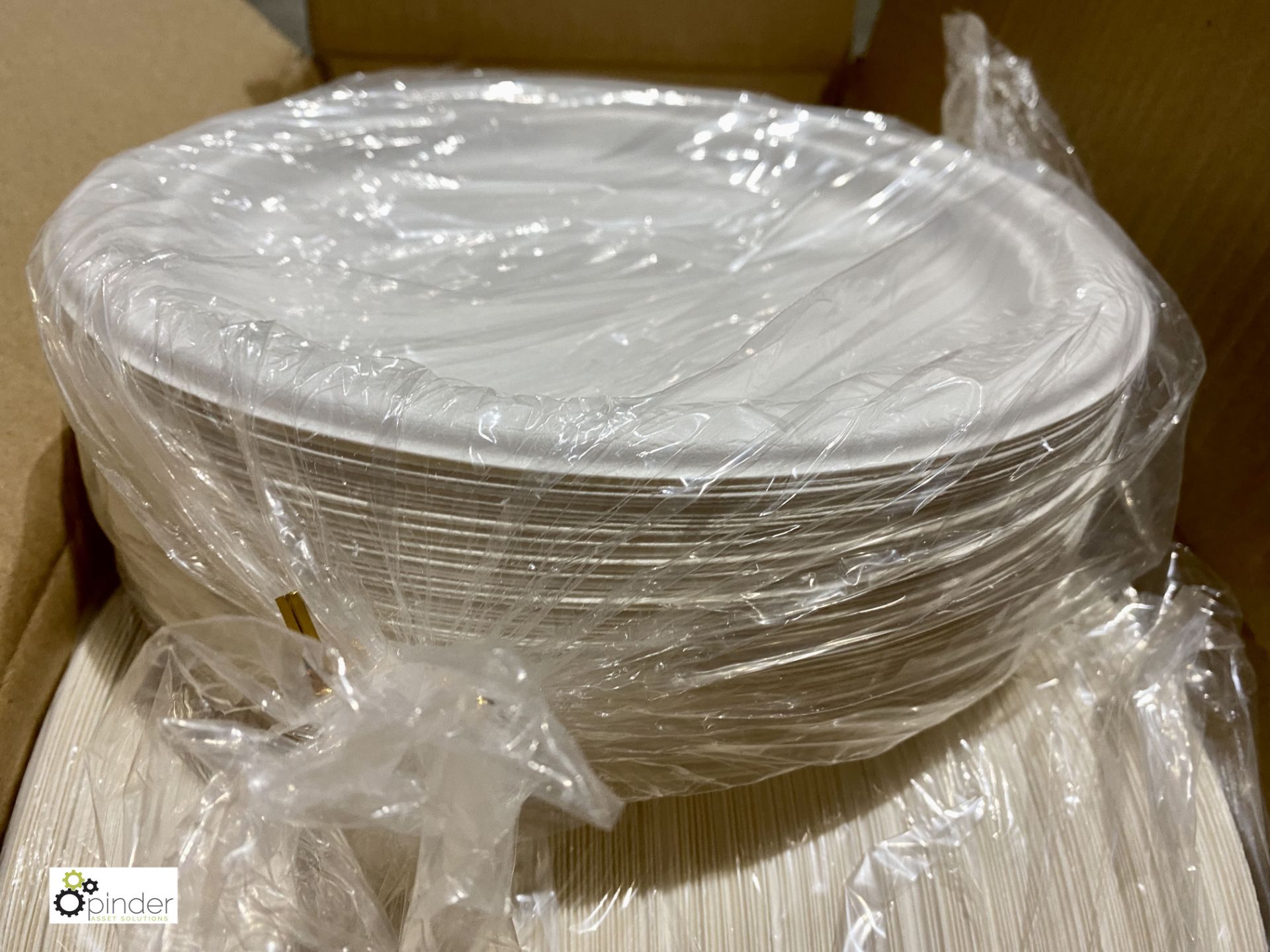 34 boxes 9in Round Plates, 800 per box, B102