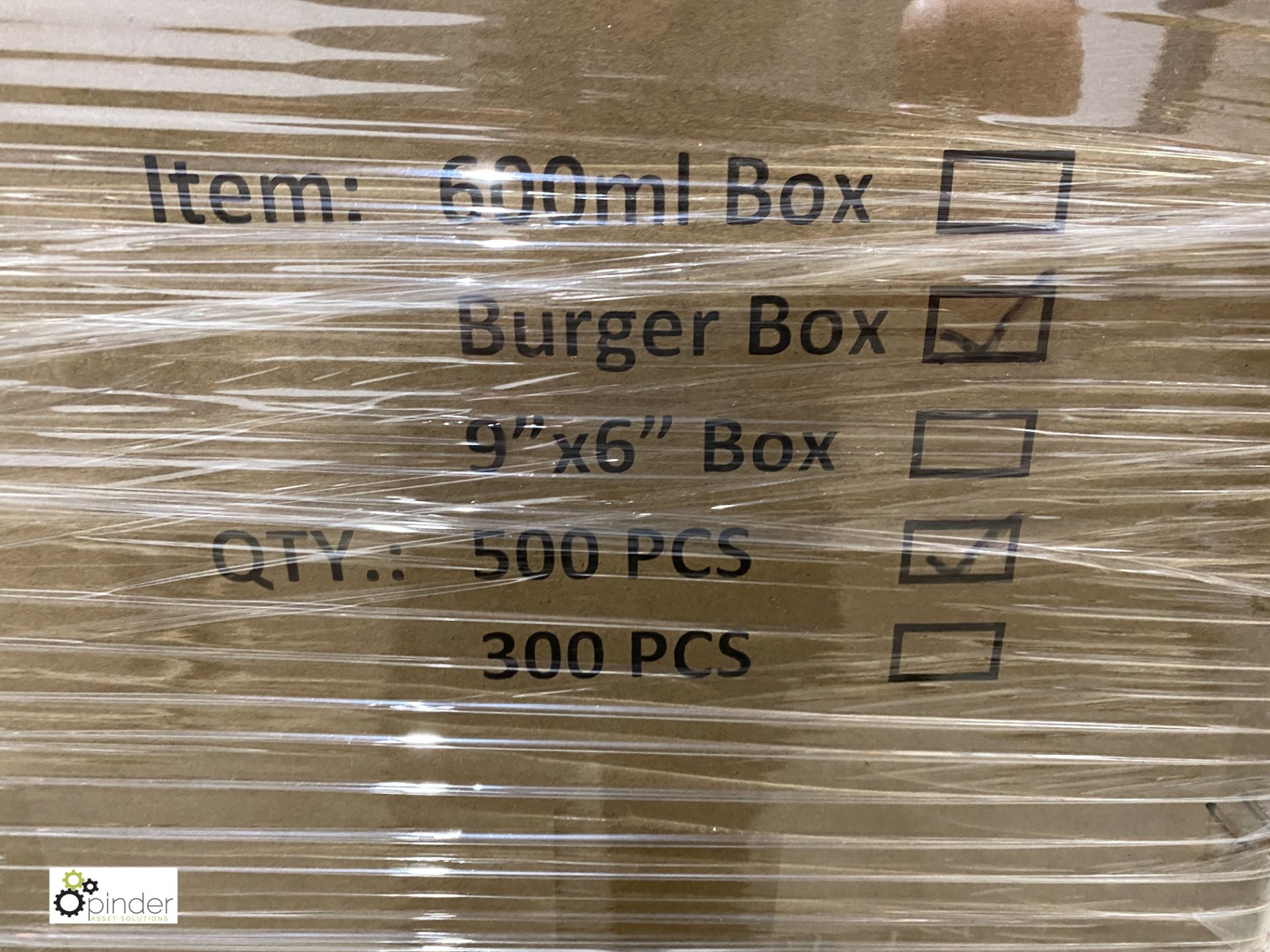 35 boxes Burger Boxes, 500 per box, B132 - Image 5 of 6