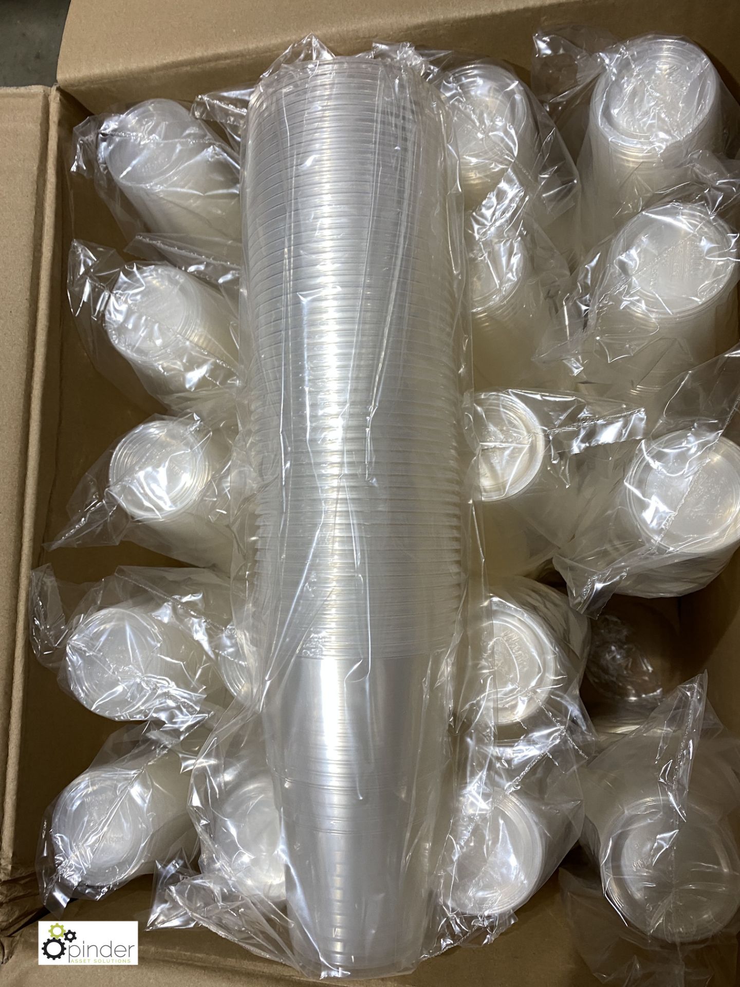 24 boxes 1pint plastic Clear Cups, 1000 per box, B123 - Image 3 of 5