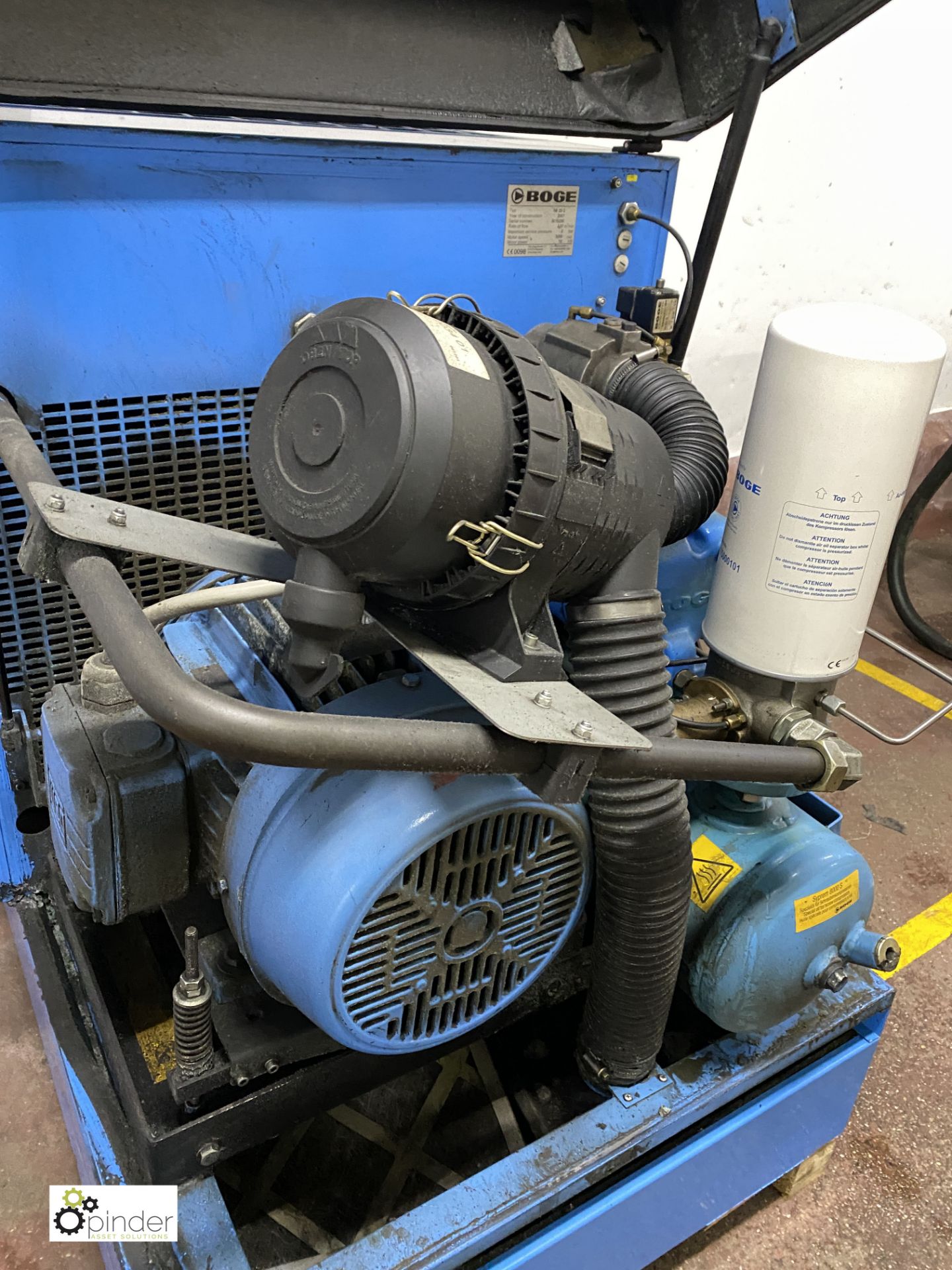 Boge S20-2 Packaged Air Compressor, swp 8bar, 15kw - Image 4 of 6