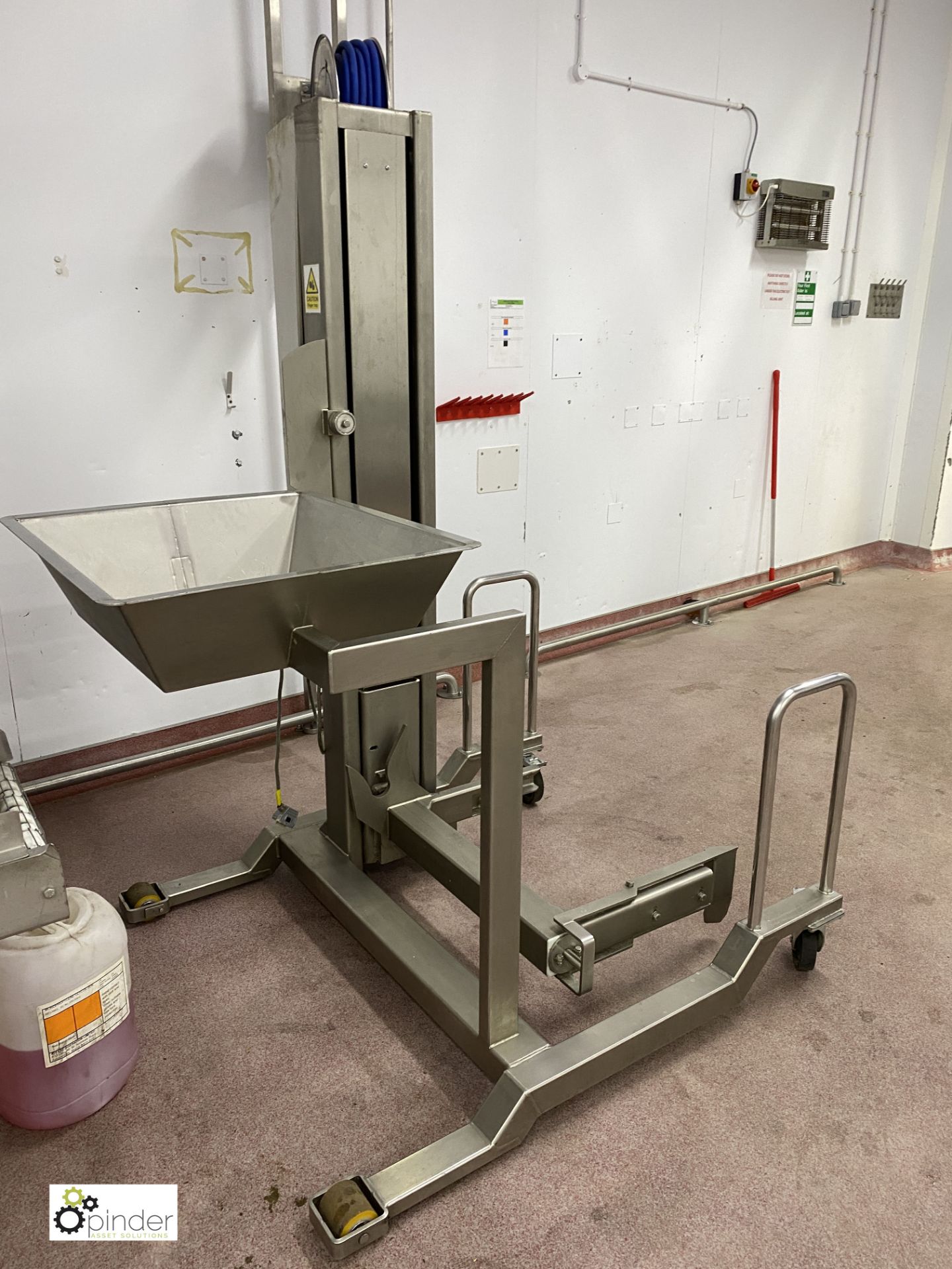 Syspal SCM1008 stainless steel mobile Bin Lift, 30 - Image 5 of 5