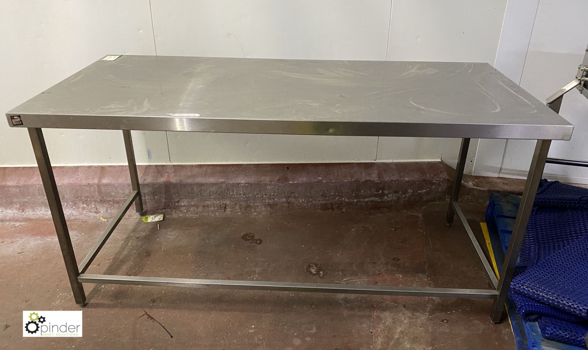 Stainless steel Preparation Table, 1800mm x 800mm
