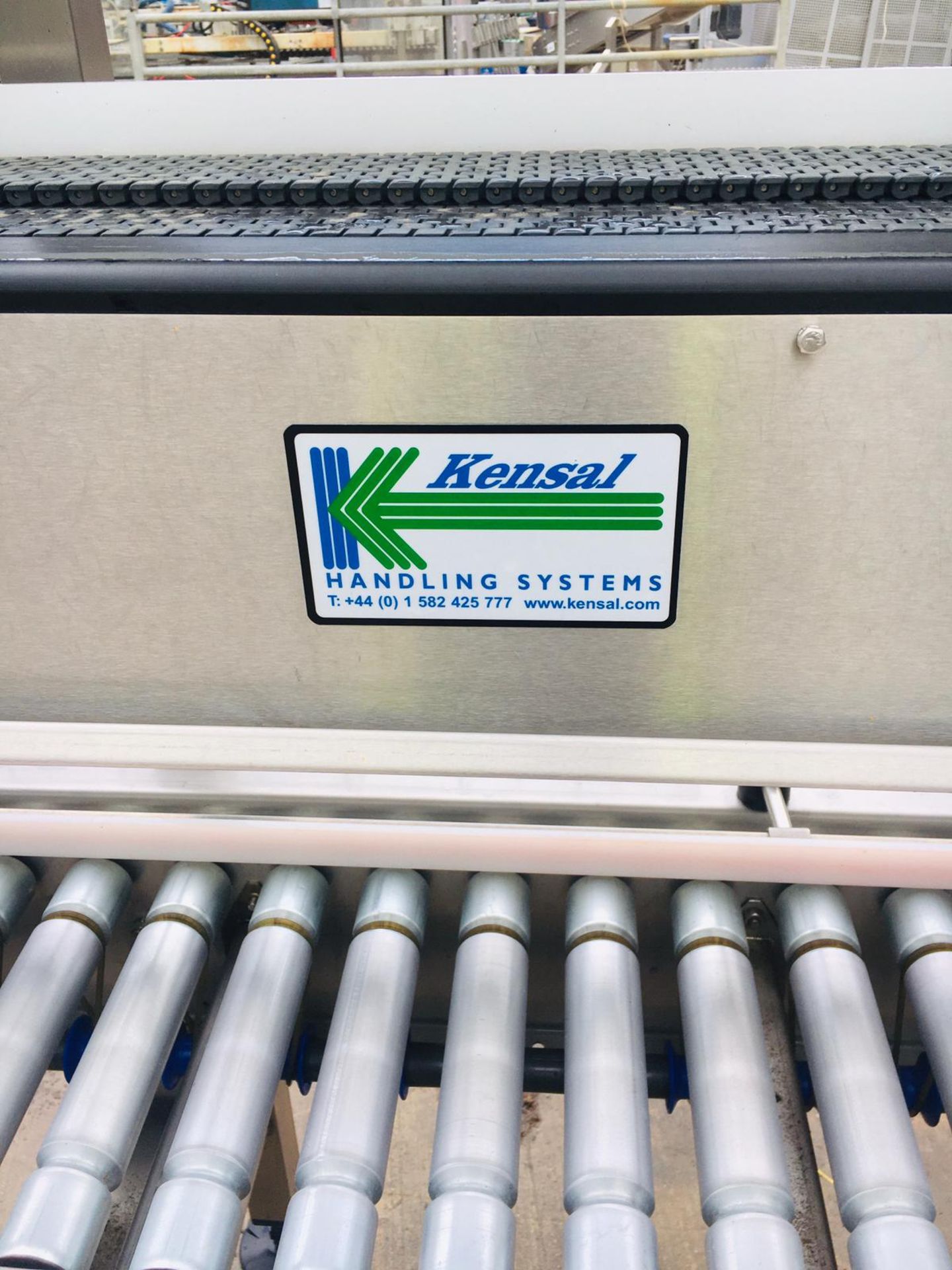 Kensal stainless steel Roller Conveyor, with inbui - Image 6 of 6