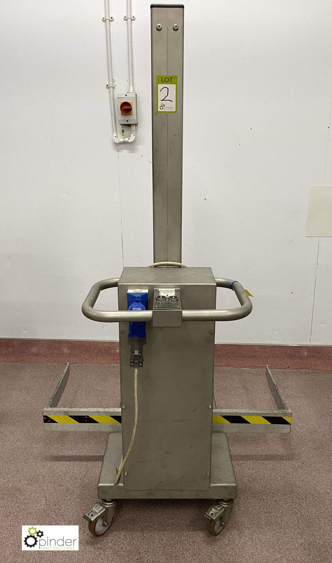 Compac mobile stainless steel Tub/Bin Lifter, swl - Image 4 of 4