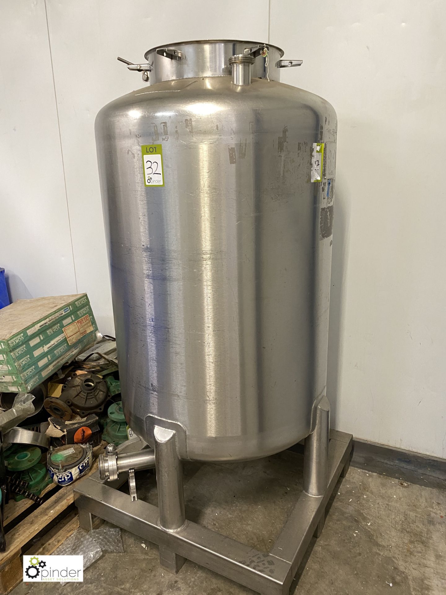 Wincanton stainless steel Tank, mounted on stainle - Image 2 of 6