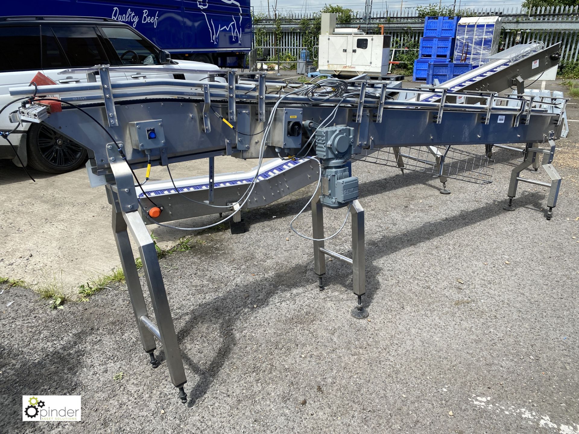 Kensal stainless steel narrow powered Conveyor, 39 - Image 6 of 6