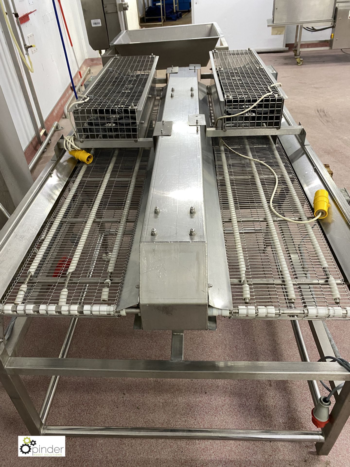 Stainless steel twin lane Cooling Conveyor, 2000mm - Image 4 of 6