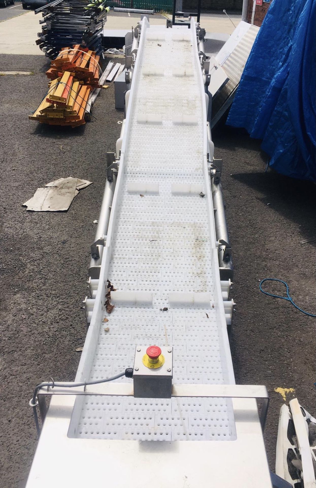 SF stainless steel mobile powered Conveyor, 5600mm - Image 3 of 7