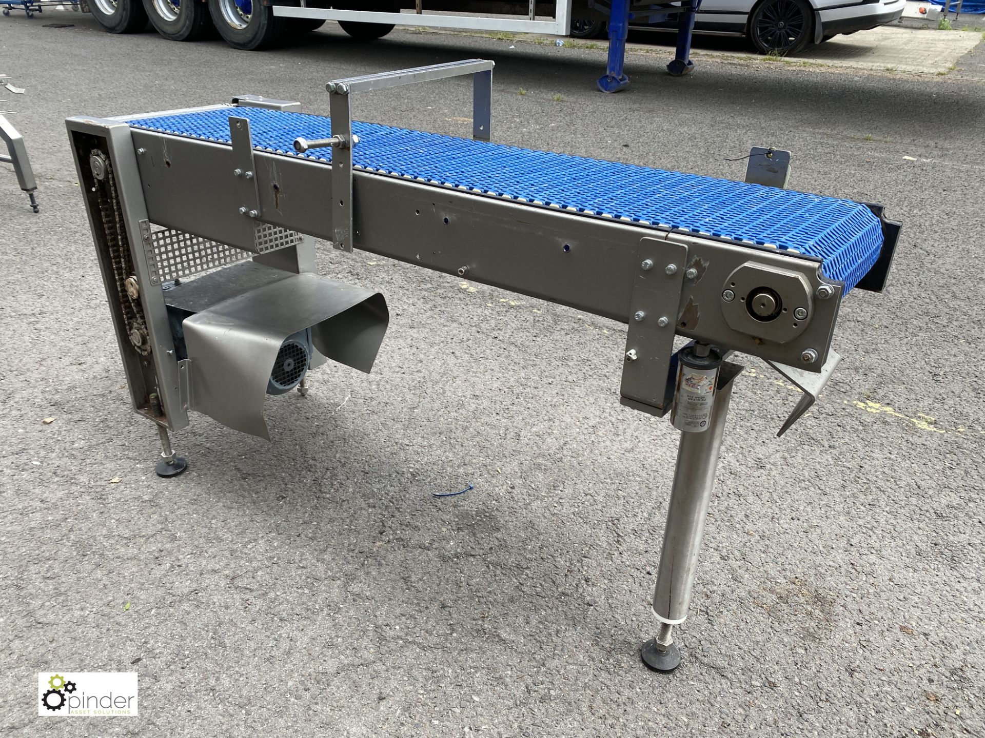 Stainless steel powered Belt Conveyor, 1400mm x 30 - Image 3 of 3