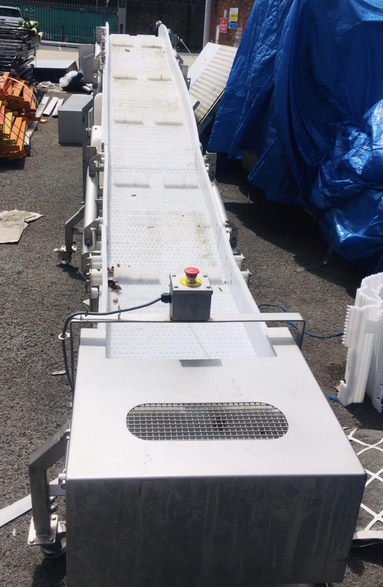 SF stainless steel mobile powered Conveyor, 5600mm - Image 4 of 7