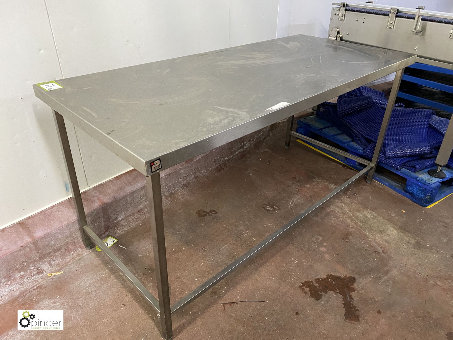 Stainless steel Preparation Table, 1800mm x 800mm - Image 2 of 2