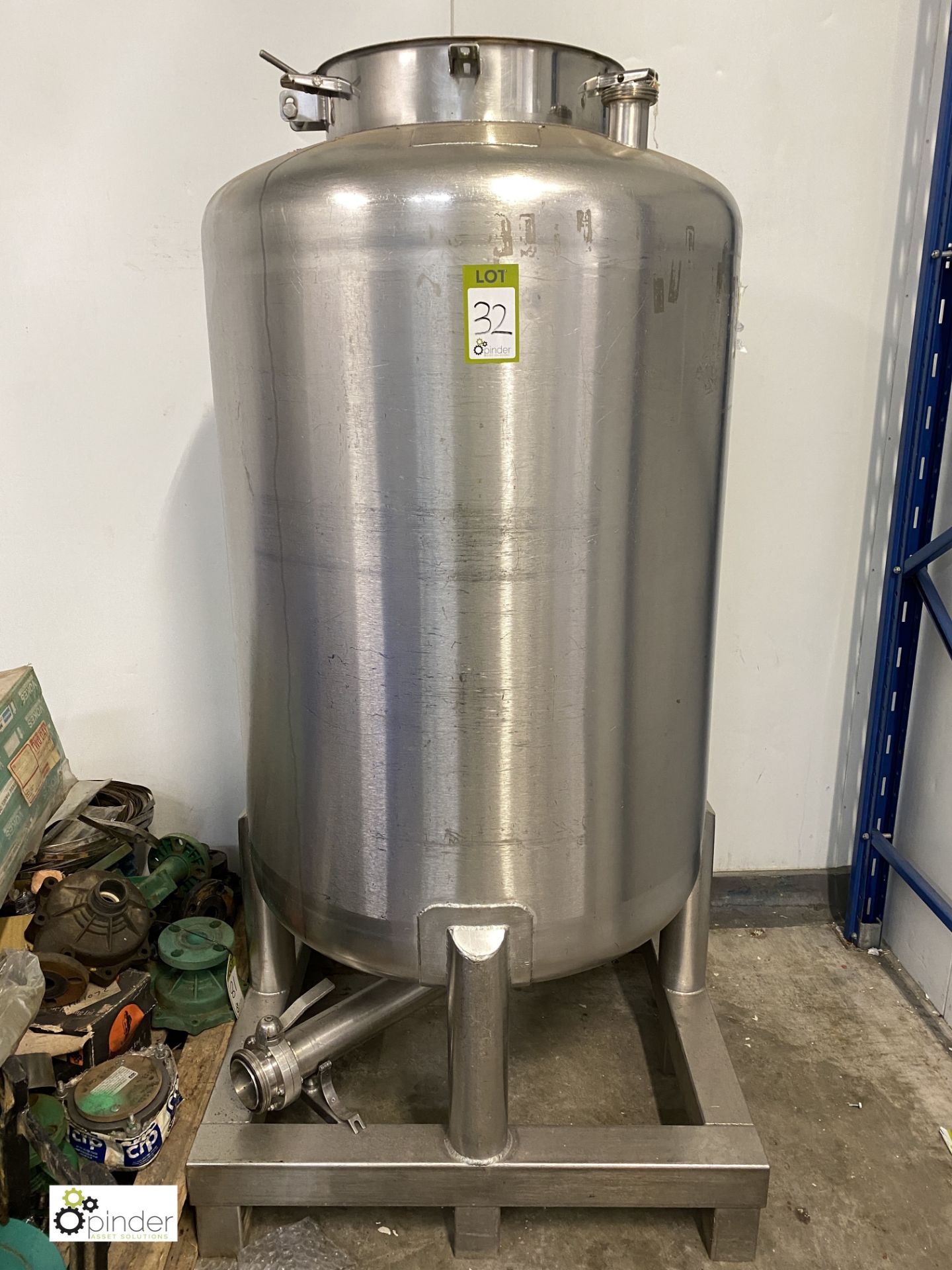 Wincanton stainless steel Tank, mounted on stainle