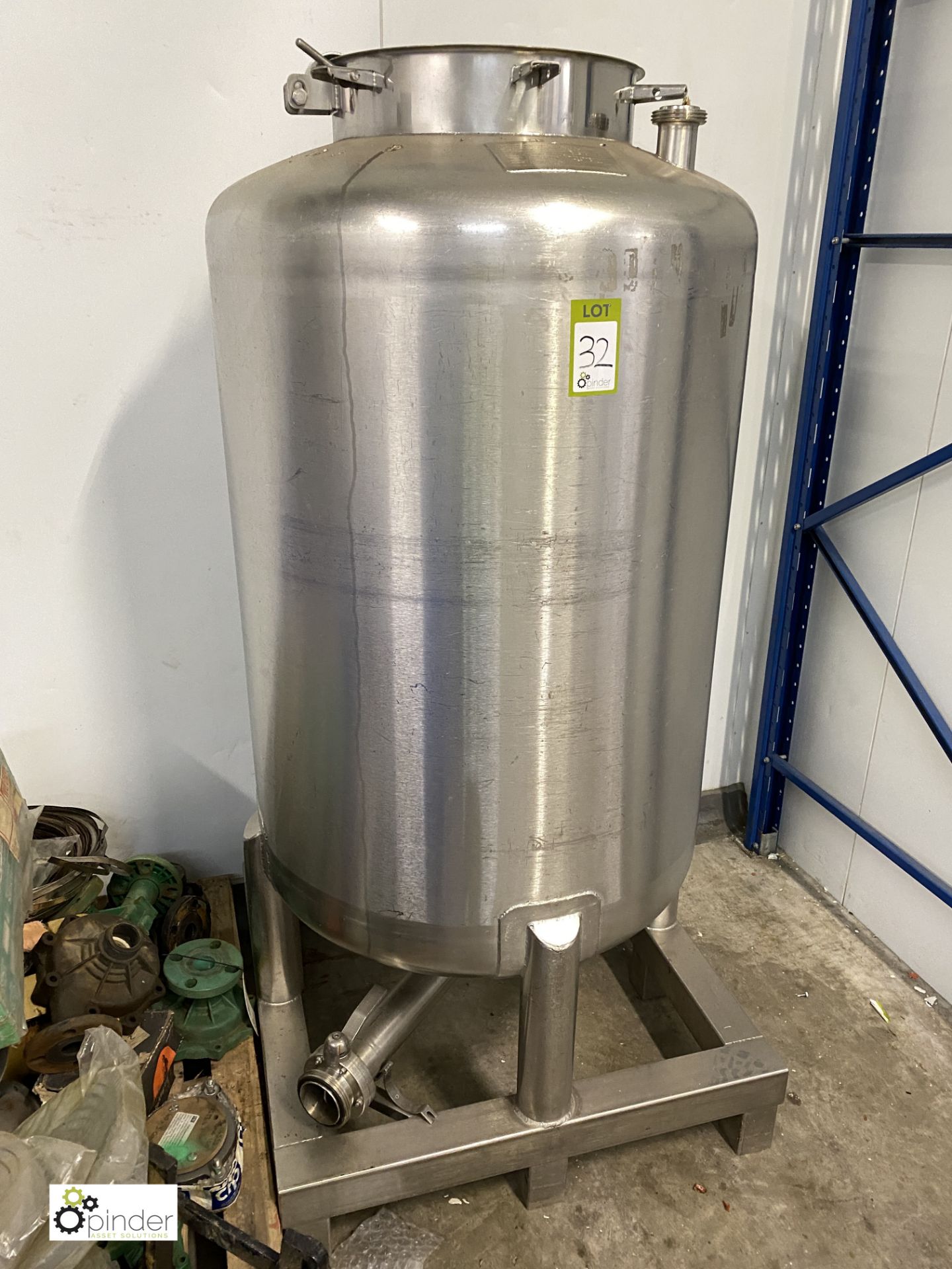 Wincanton stainless steel Tank, mounted on stainle - Image 6 of 6