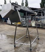 Powered mobile stainless steel Belt Conveyor (LOCA