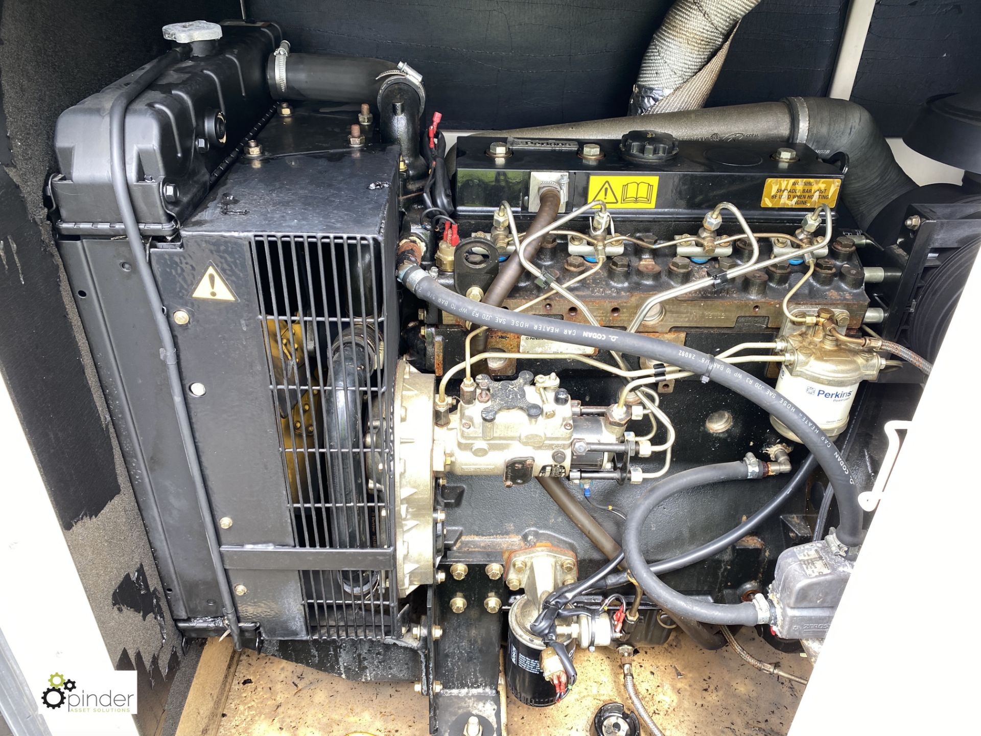 Tempest Containerised Generator with Stamford Alternator, 40kva, 32kw, Perkins 1004g engine, - Image 10 of 15