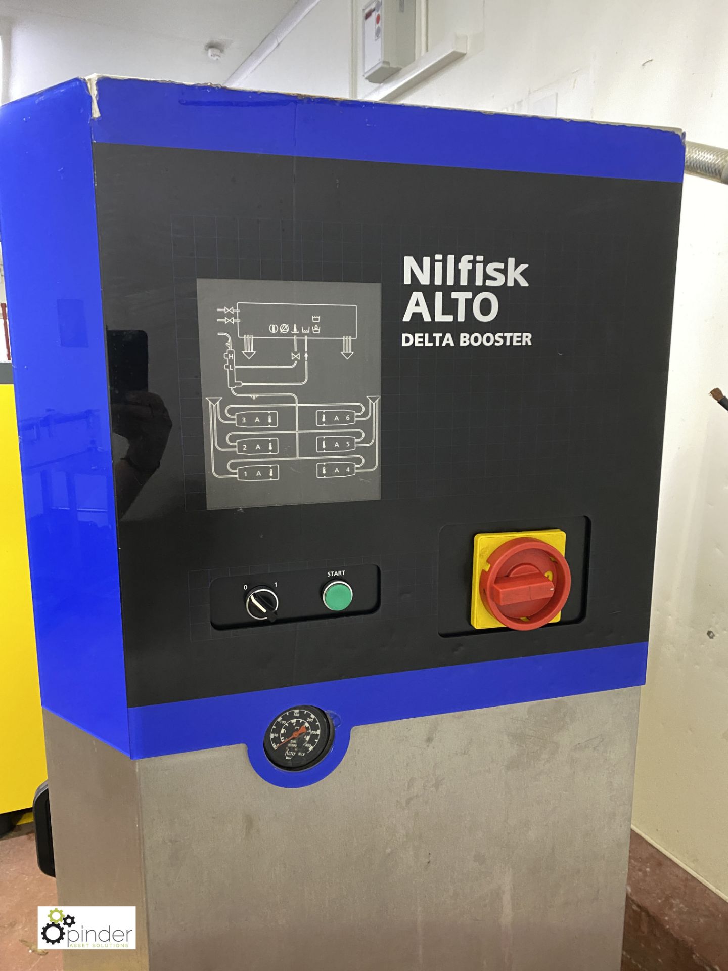 Nilfisk Alto Delta Booster 6P fixed multi pump pressure Washing System, max pressure 22.5bar ( - Image 2 of 8