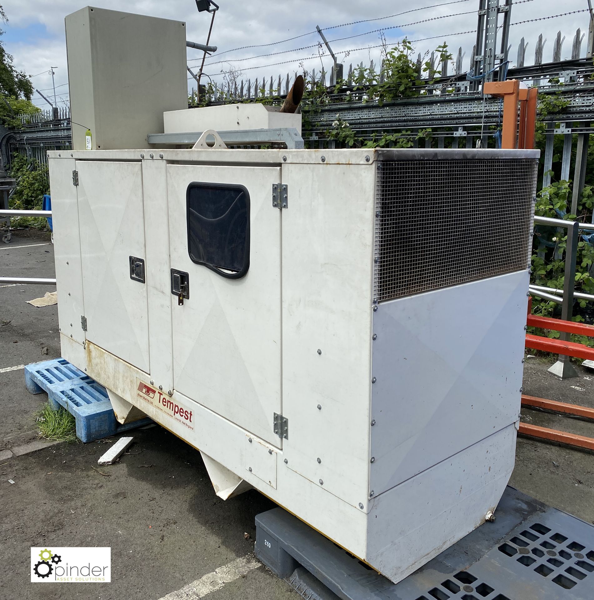 Tempest Containerised Generator with Stamford Alternator, 40kva, 32kw, Perkins 1004g engine, - Image 2 of 15