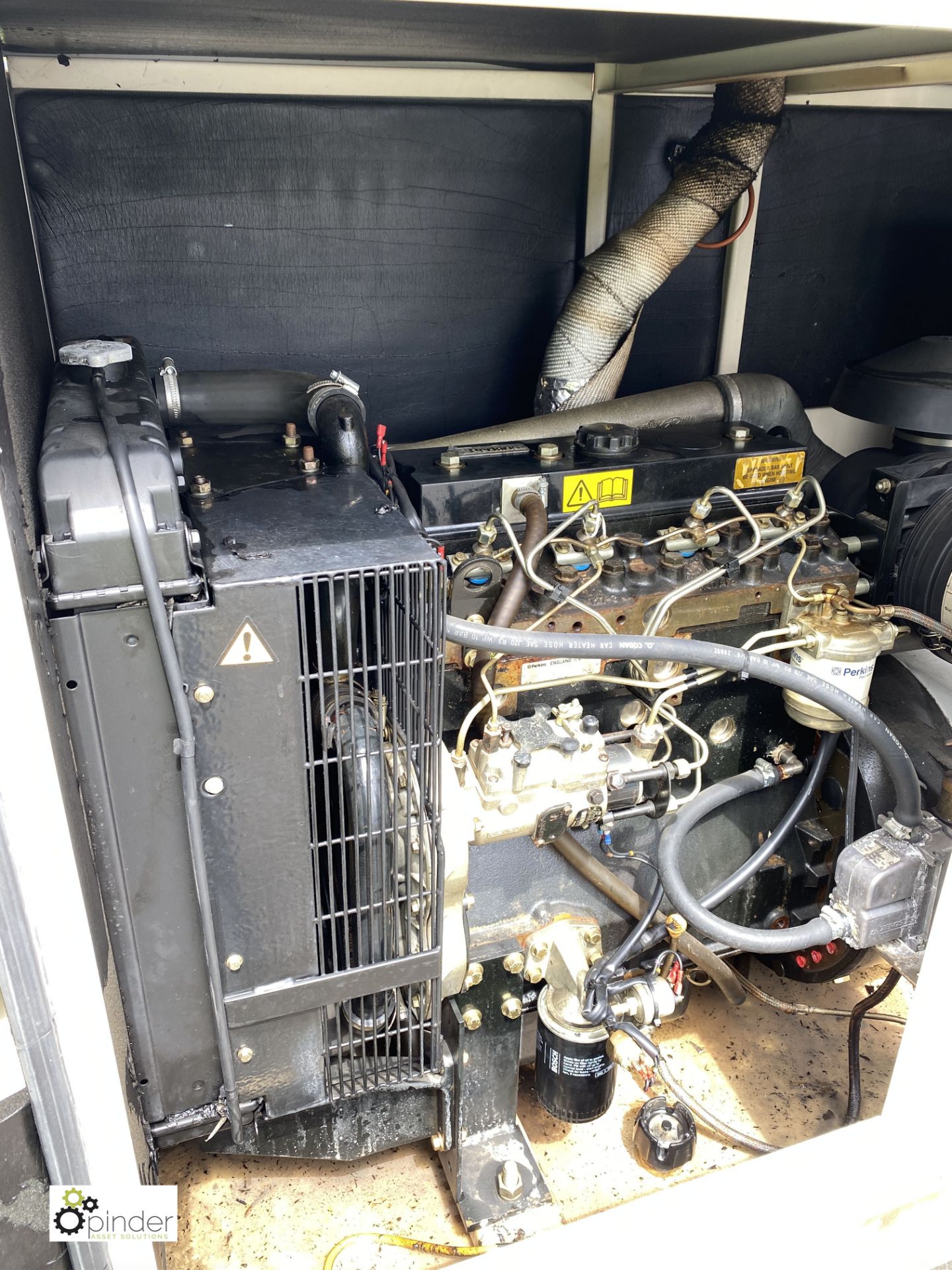 Tempest Containerised Generator with Stamford Alternator, 40kva, 32kw, Perkins 1004g engine, - Image 8 of 15