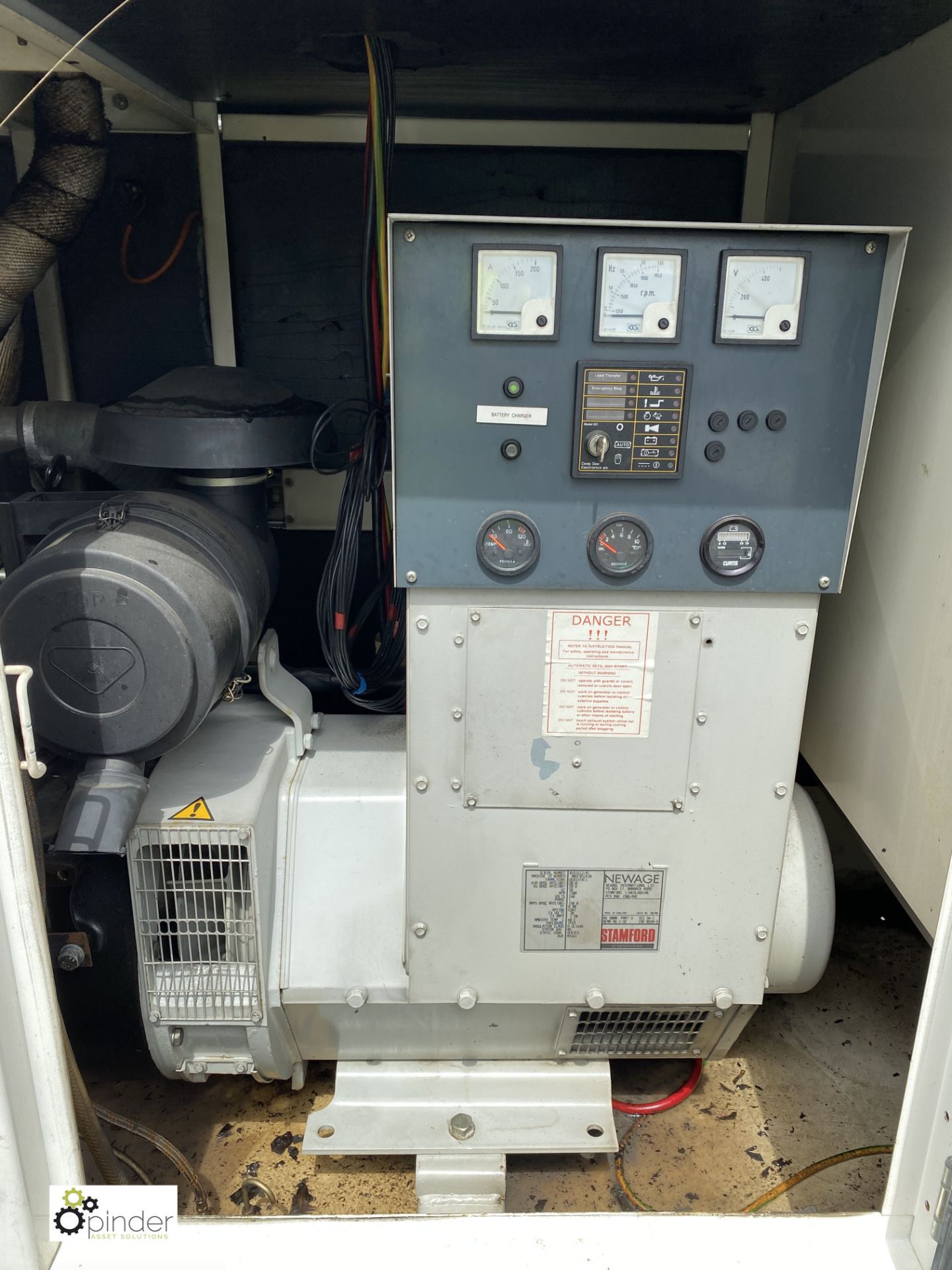 Tempest Containerised Generator with Stamford Alternator, 40kva, 32kw, Perkins 1004g engine, - Image 4 of 15