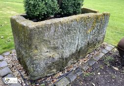 Yorkshire stone Trough, 2200mm x 1150mm x 940mm high (LOCATION: Todwick, Sheffield)