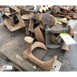 Approx 20 cast iron Cobblers Shoe Lasts (LOCATION: Sussex Street, Sheffield)