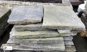 8 various Yorkshire stone Slabs, to pallet (LOCATION: Sussex Street, Sheffield)