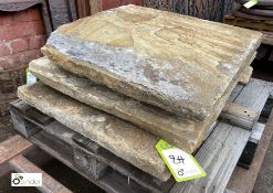 5 various stone Slabs, to pallet (LOCATION: Sussex Street, Sheffield)