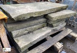 Quantity of Yorkshire stone Slabs, to pallet (LOCATION: Sussex Street, Sheffield)
