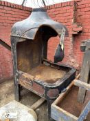 Cast iron Blacksmiths Forge, 900mm x 900mm x 1750mm high (LOCATION: Sussex Street, Sheffield)