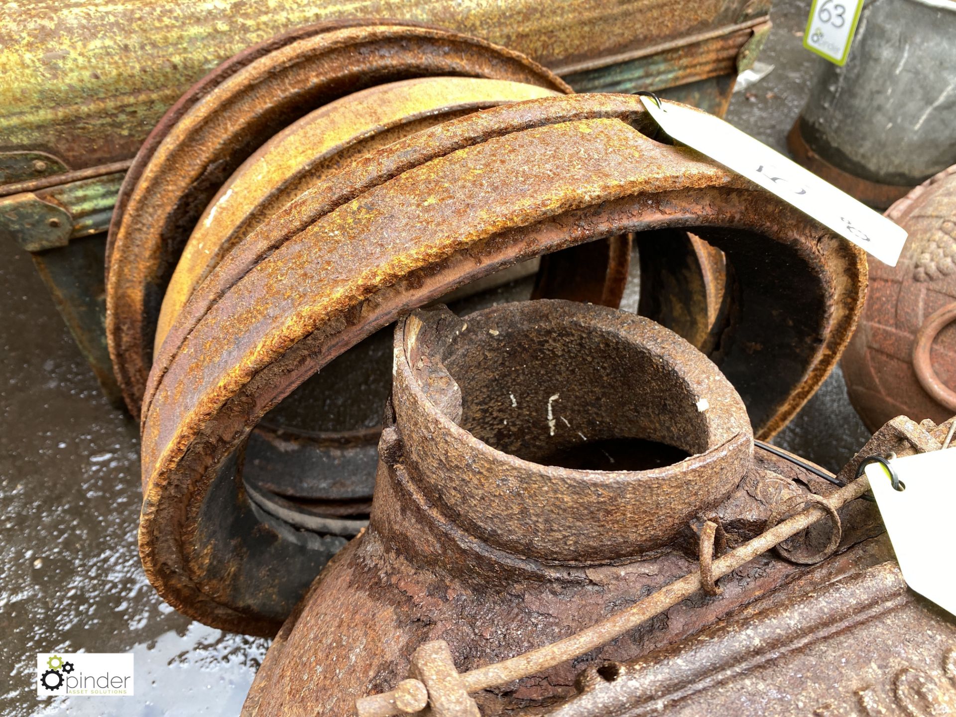 3 cast iron Burners, 400mm diameter (LOCATION: Sussex Street, Sheffield) - Image 2 of 3