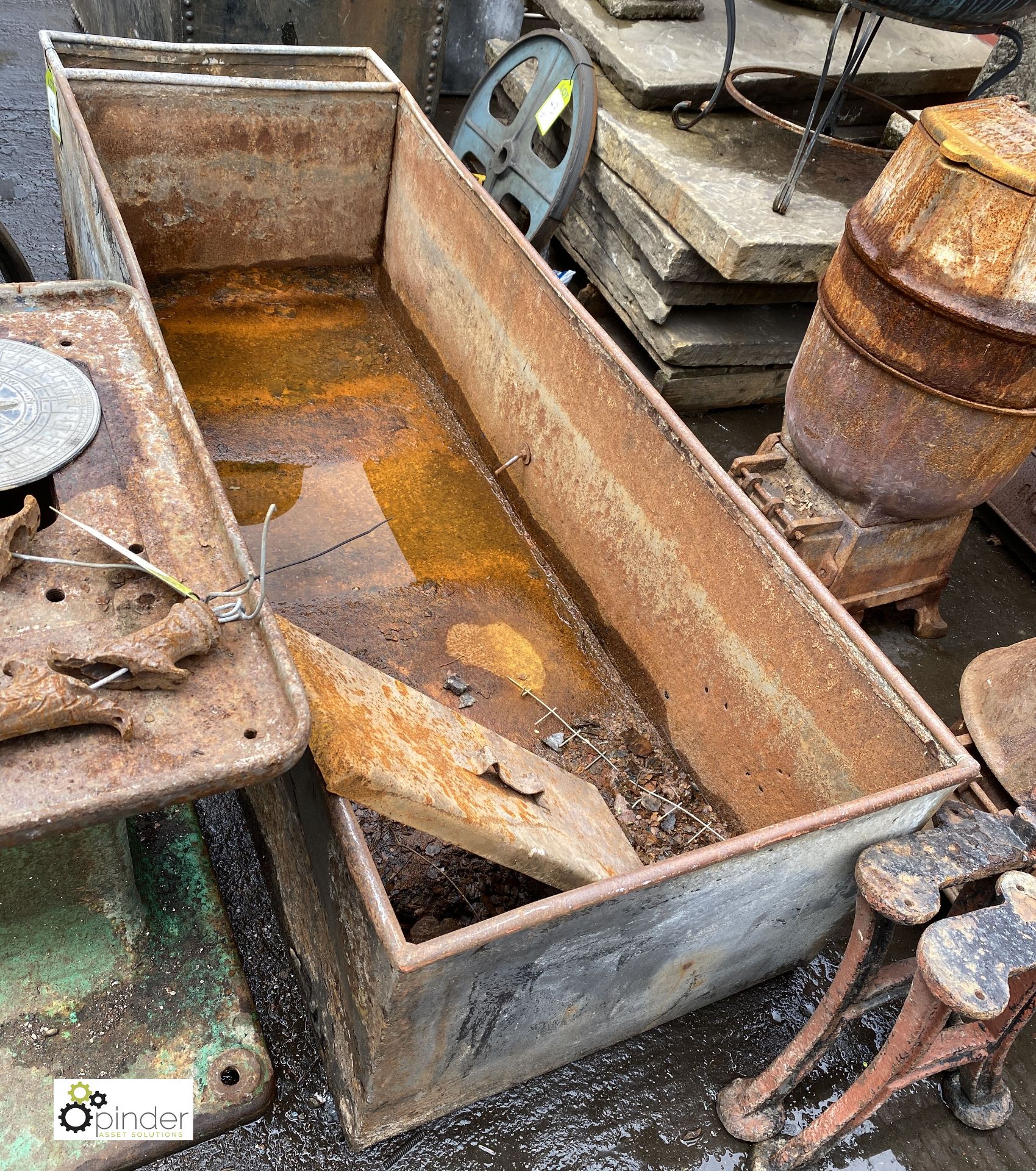 Steel Water Tank, 1840mm x 620mm x 450mm high (LOCATION: Sussex Street, Sheffield) - Image 4 of 5