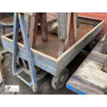 Steel towable Cart, 1860mm x 890mm (LOCATION: Sussex Street, Sheffield)