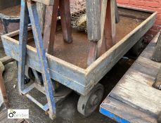 Steel towable Cart, 1860mm x 890mm (LOCATION: Sussex Street, Sheffield)