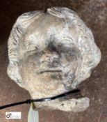Reconstituted stone Ladies Head (LOCATION: Sussex Street, Sheffield)
