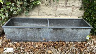 Galvanised Water Trough, 1850mm x 490mm x 410mm (LOCATION: Todwick, Sheffield)