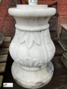 Marble Column Base, 580mm tall (LOCATION: Sussex Street, Sheffield)