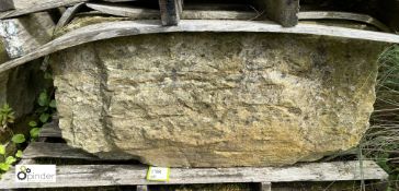 Yorkshire stone Block, 950mm x 800mm x 380mm (LOCATION: Todwick, Sheffield)