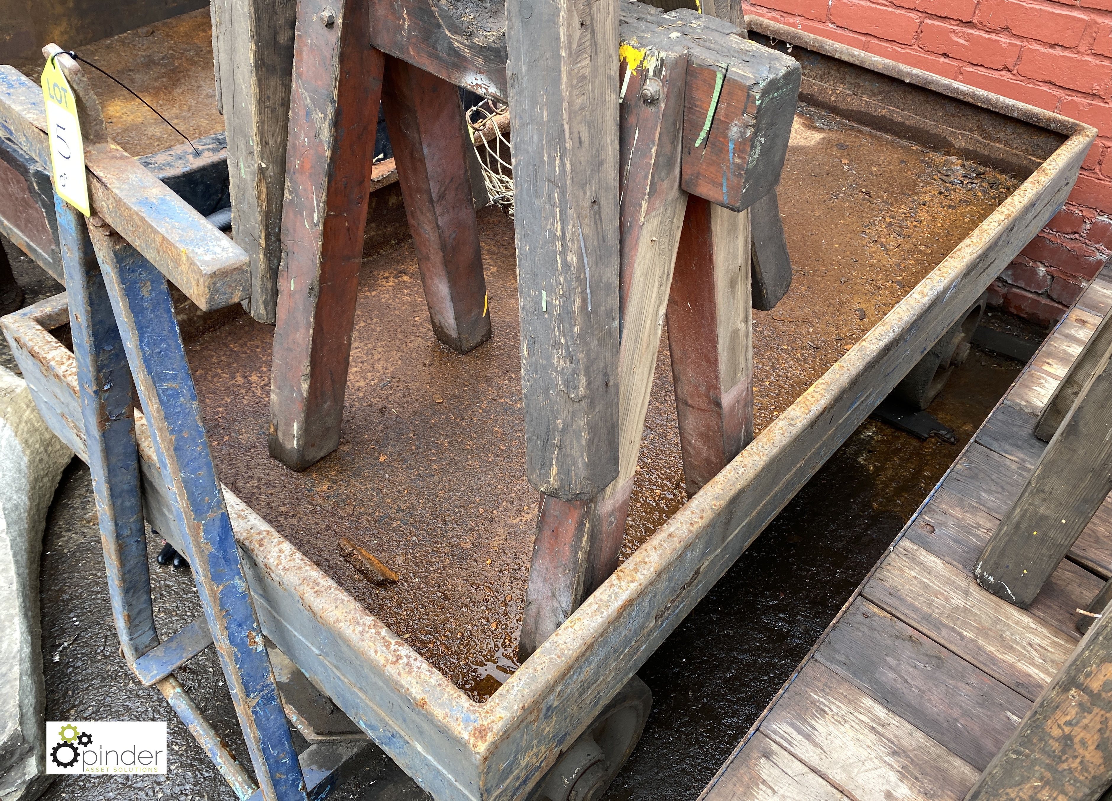 Steel towable Cart, 1860mm x 890mm (LOCATION: Sussex Street, Sheffield) - Image 3 of 3