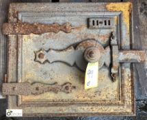 Cast iron Stove Door, 480mm x 435mm (LOCATION: Sussex Street, Sheffield)