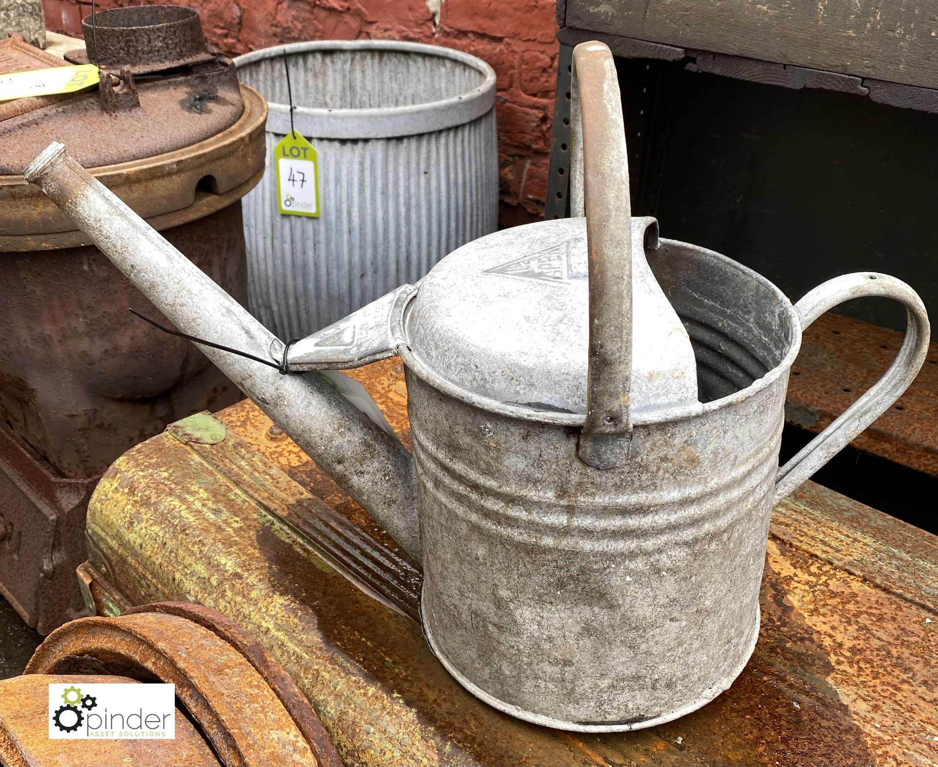 Apex galvanised Watering Can (LOCATION: Sussex Street, Sheffield) - Image 2 of 4