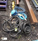 Quantity various Air Hose, 2 Reels and Stand (LOCATION: Woodhead Road)