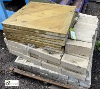 Quantity concrete Bricks and Slabs, to pallet (LOCATION: Woodhead Road)