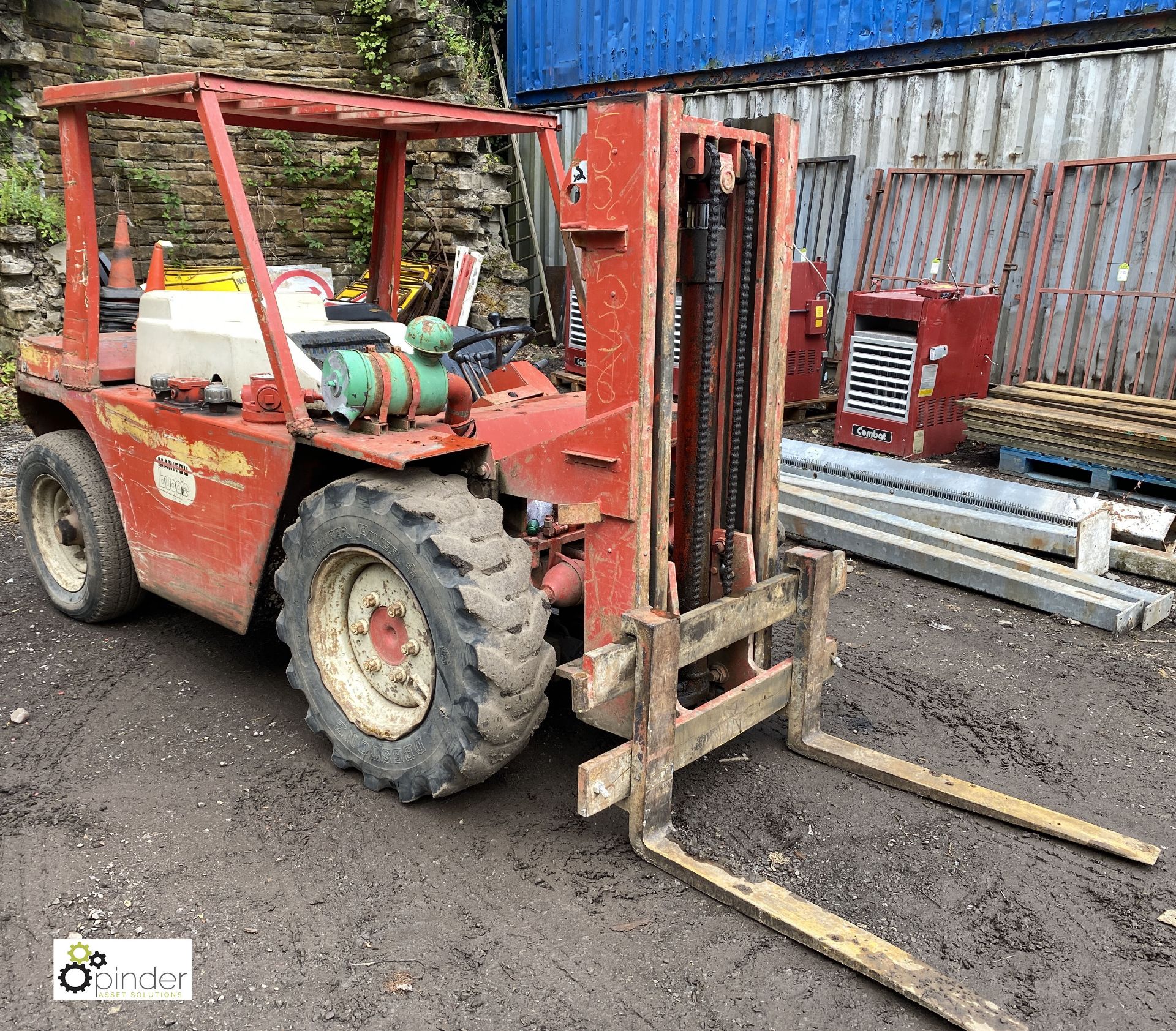 Manitou Buggie MC20 Rough Terrain Forklift Truck, 2000kg capacity, duplex mast, diesel, pneumatic - Image 2 of 24