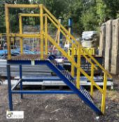 5-tread Access Platform, approx. 790mm wide x 1210mm platform height (LOCATION: Woodhead Road)